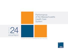 CHIA Releases the Annual Report on the Performance of the Massachusetts Health Care System